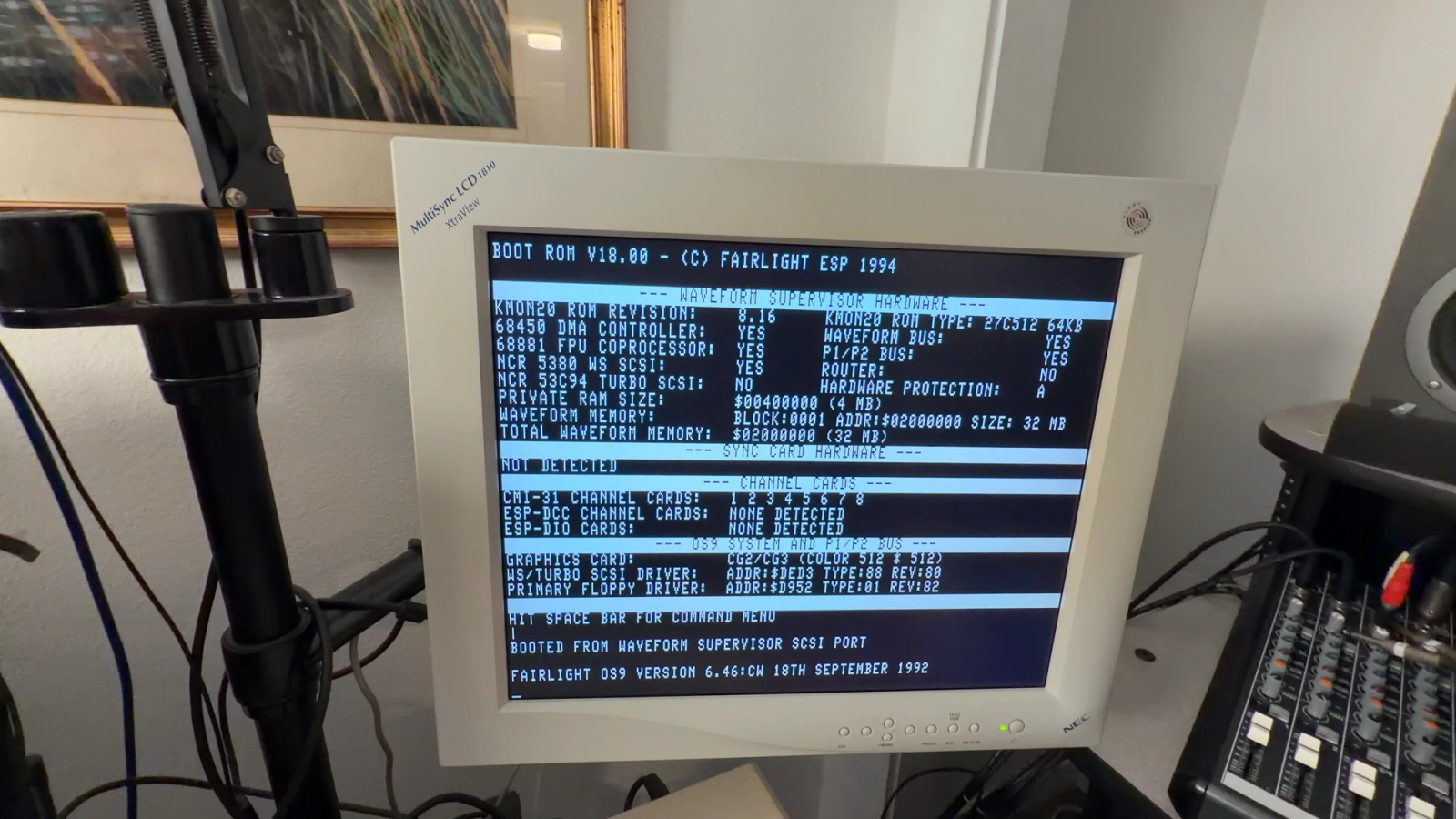 Fairlight Series 3 Display