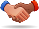 Icon of a shaking hands