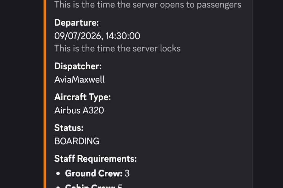 Air Aeolus Website & Discord Bot screenshot 3