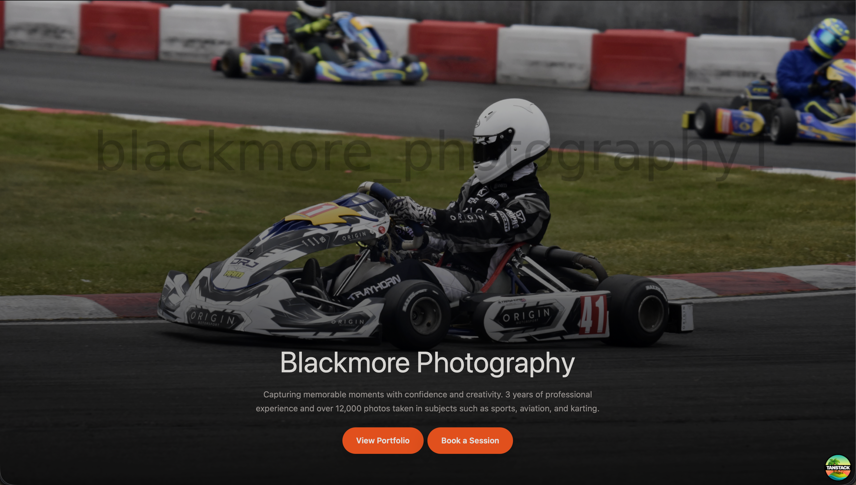 Blackmore Photography Website Design