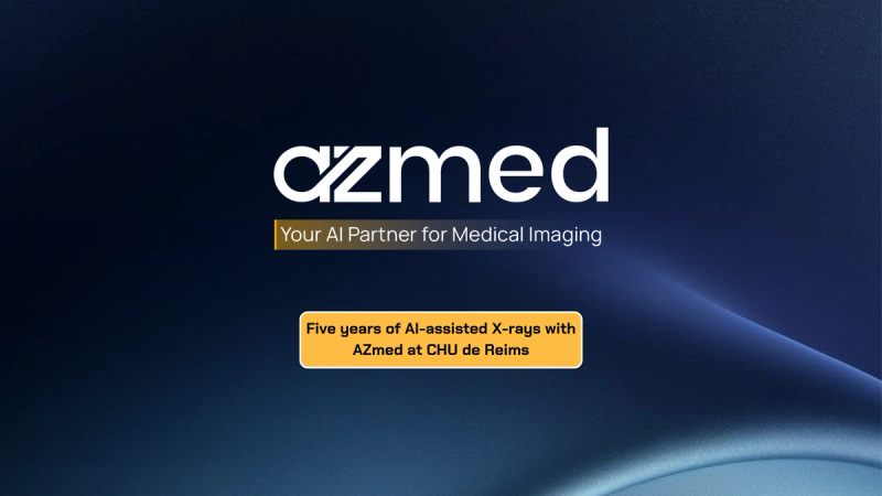 Five years of AI-assisted X-rays with AZmed at CHU de Reims