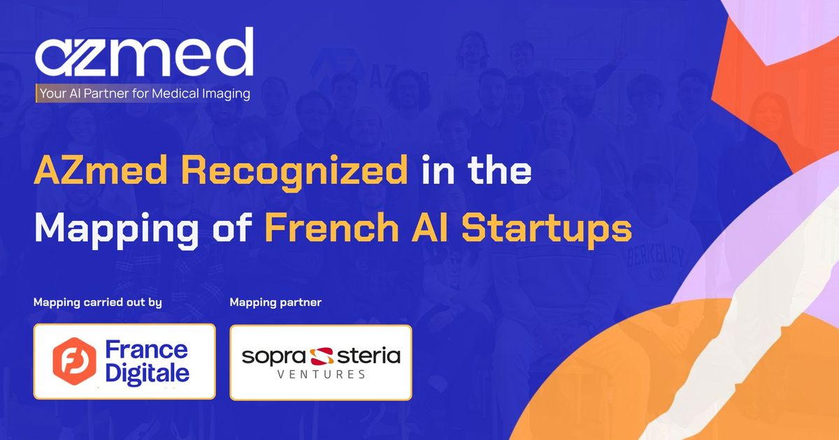 AZmed is proud to be listed in the "Mapping des startups françaises de l’IA"