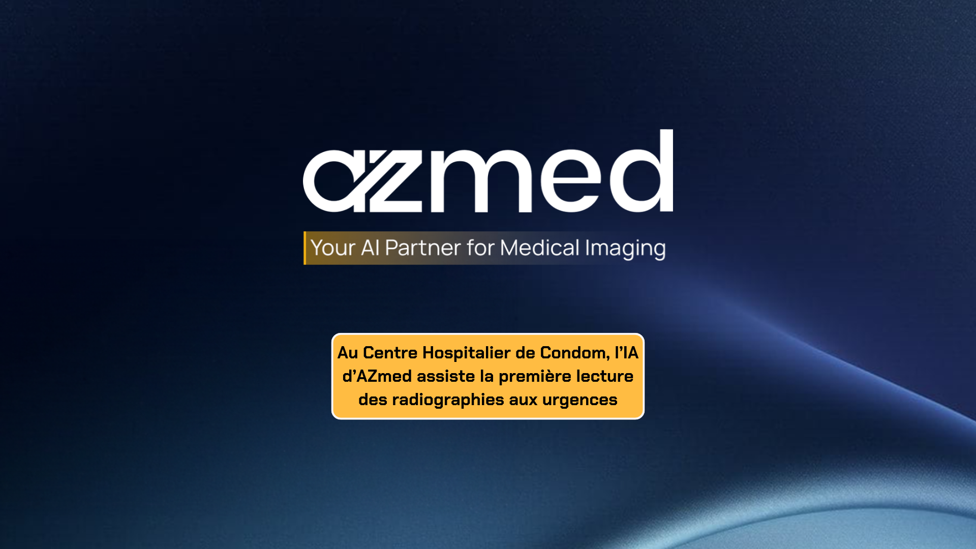L’équipe des urgences du Centre Hospitalier de Condom, où l’IA d’AZmed assiste la première lecture des radiographies.