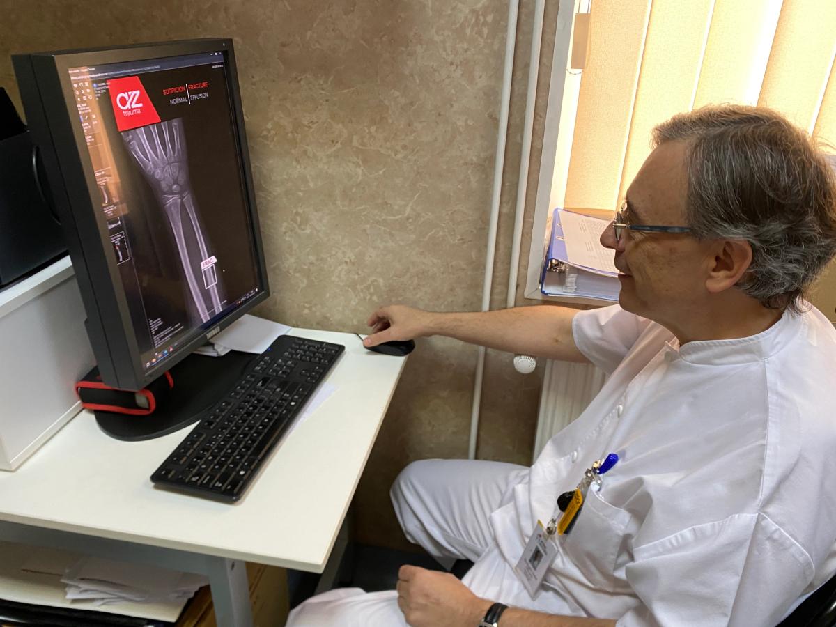 AZtrauma en utilisation dans un établissement de santé