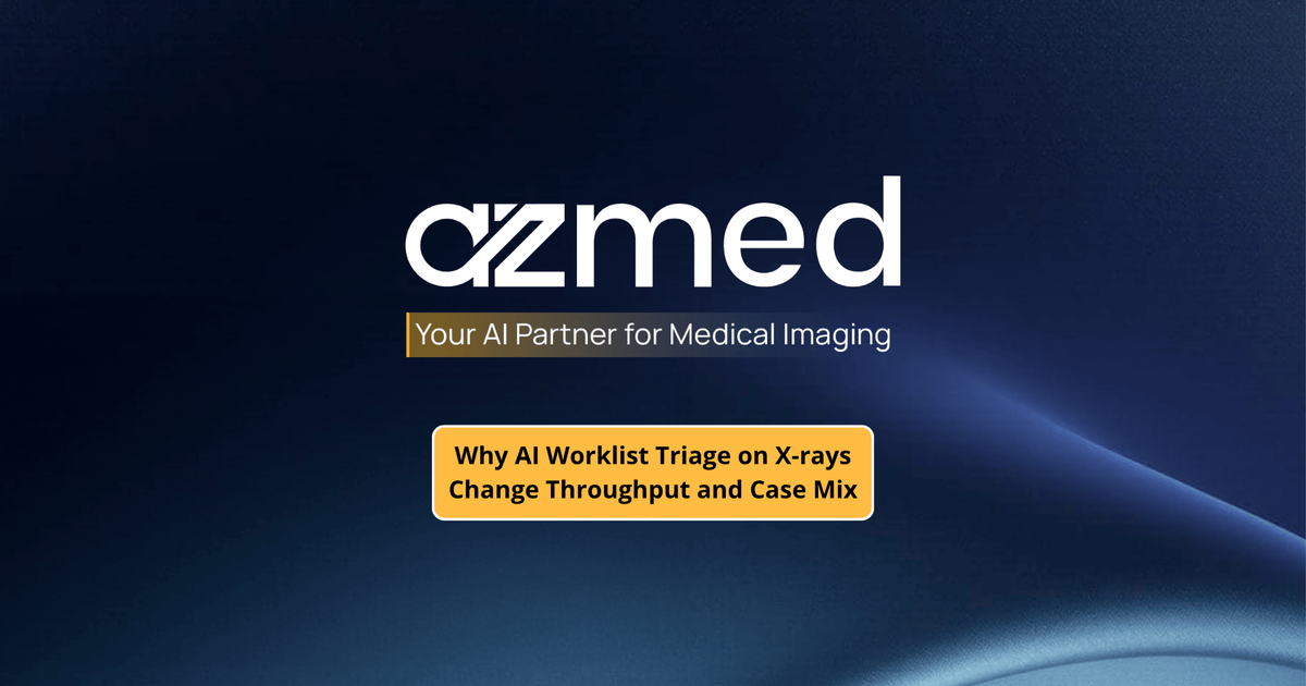 AI triage for X-ray worklists
