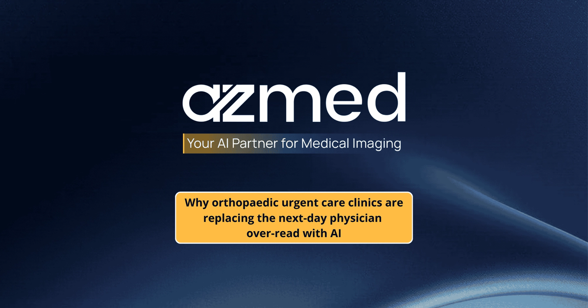 AI second reader for urgent care X-rays