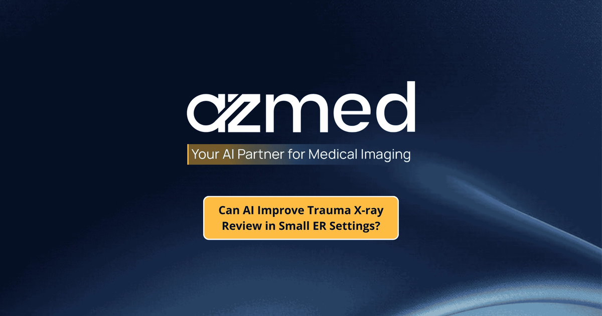 Trauma X-ray review in small ERs