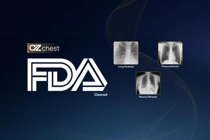AZmed receives two new FDA clearances for its AI-powered chest X-ray solution