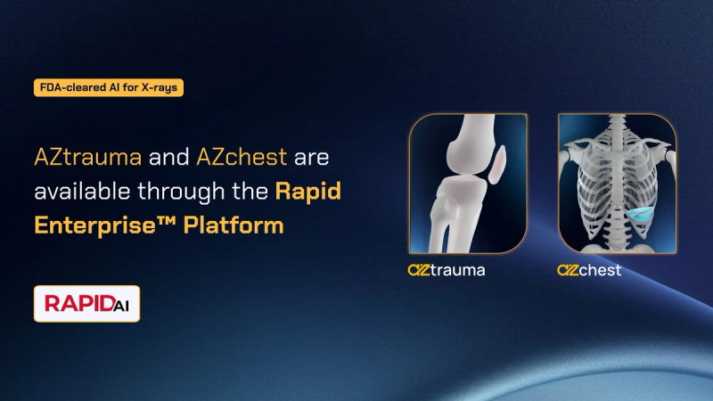 AZmed connects X-ray AI findings to coordinated care through RapidAI