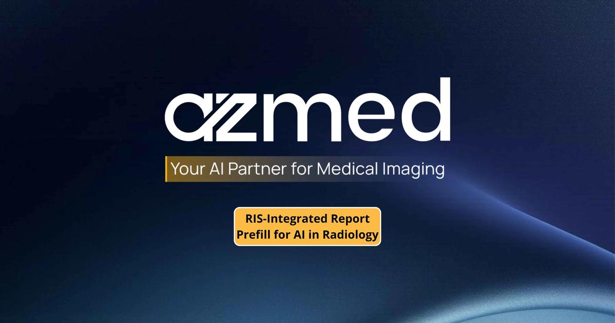 RIS-Integrated Report Prefill for AI in Radiology