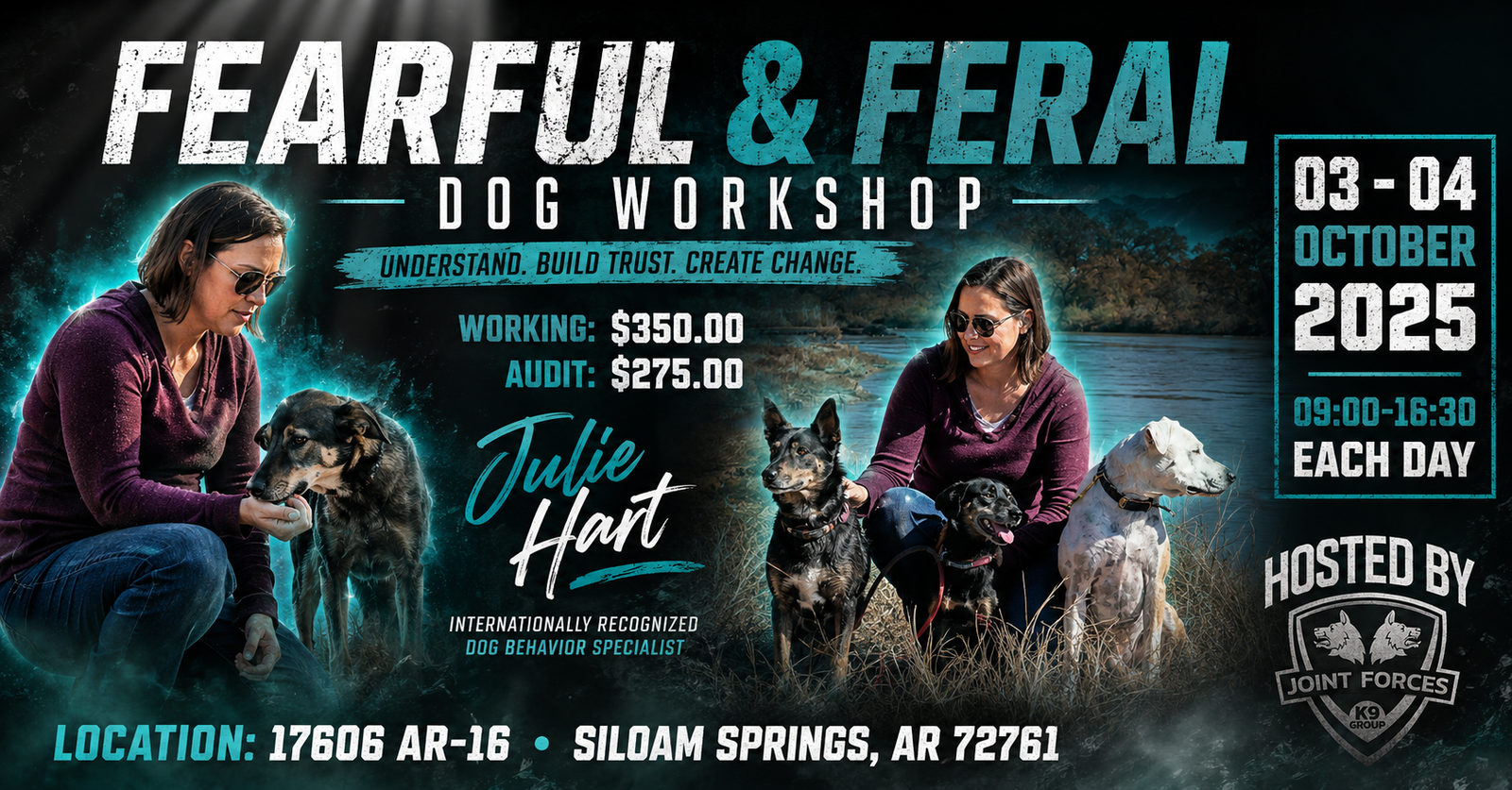 Fearful and Feral Dog Workshop with Julie Hart