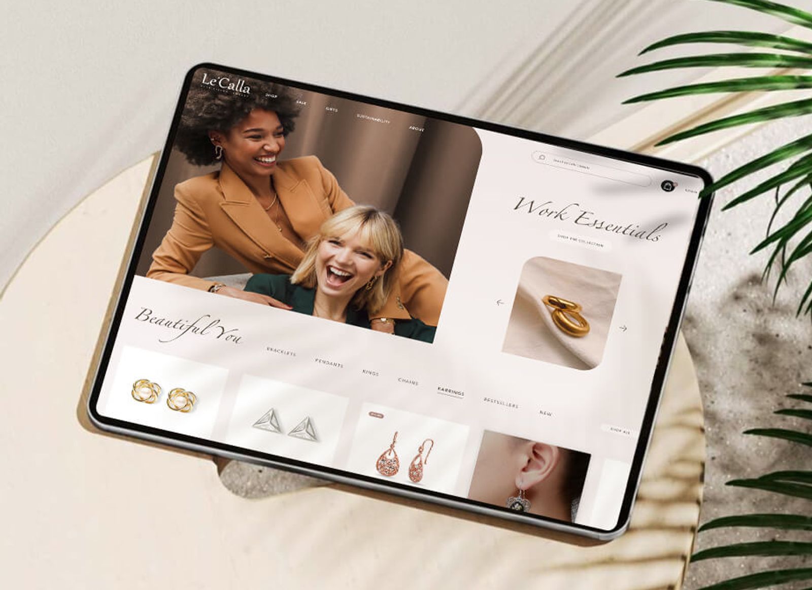 Le'Calla, USA - website screen
