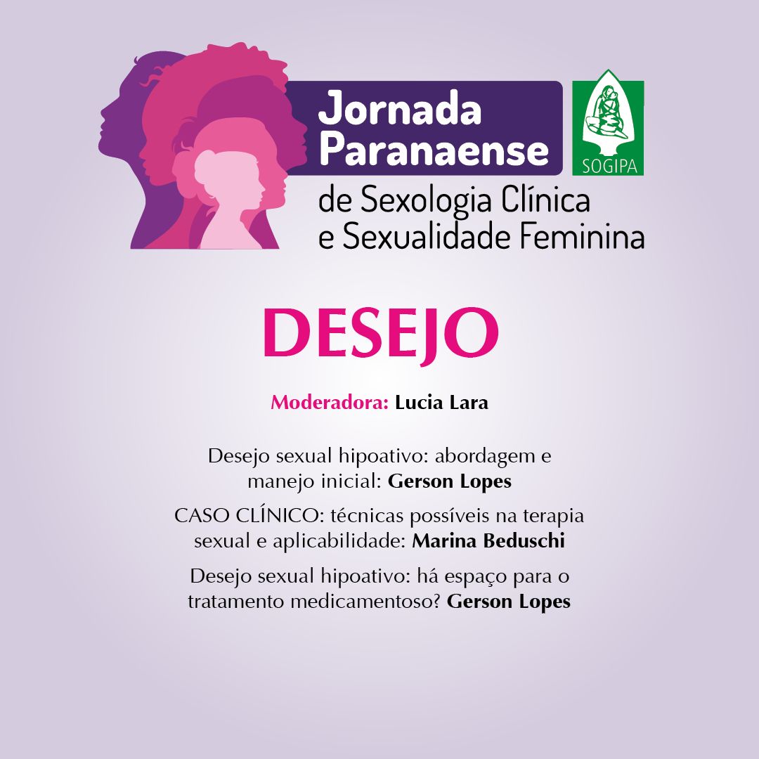 Jornada Paranaense de Sexologia Clínica e Sexualidade Feminina – DESEJO