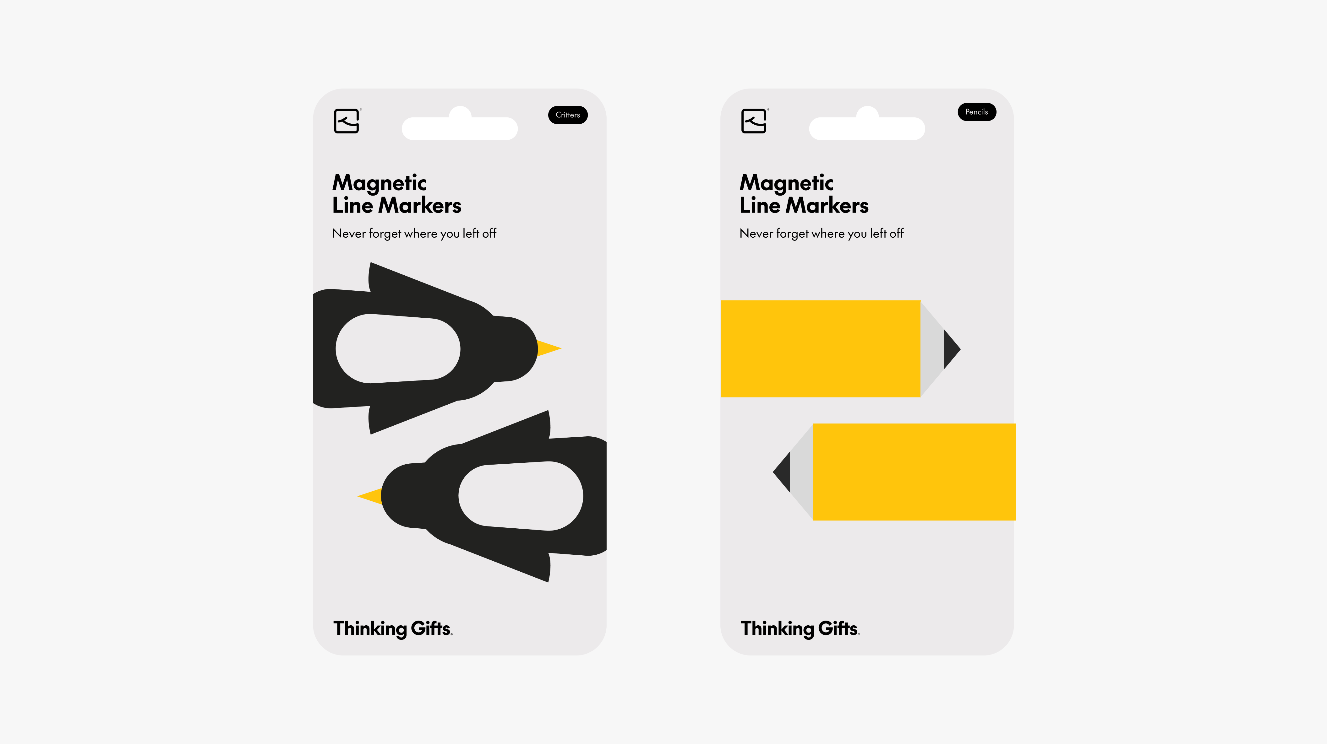 Thinking Gifts Brand packaging