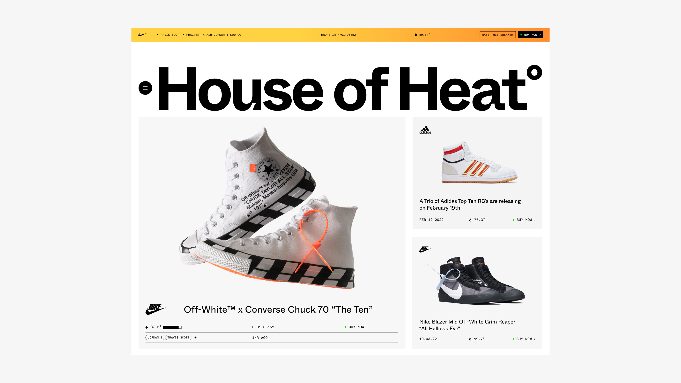 House of Heat home page