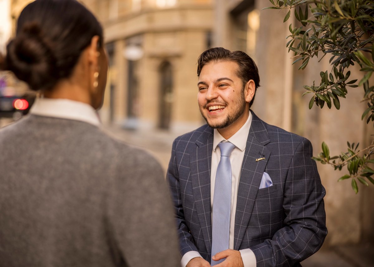 Business Bild von jungem Mann in Stuttgart Backnang
