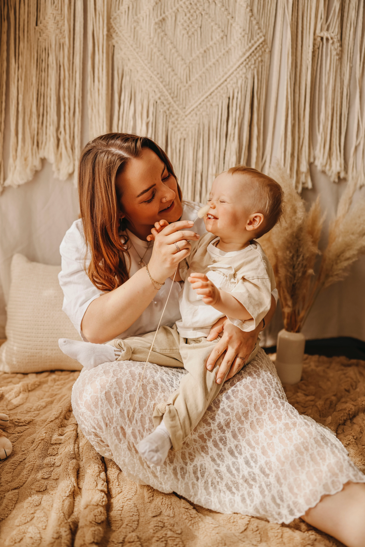 Mama mit Kind Fotoshooting mit Familie in Backnang