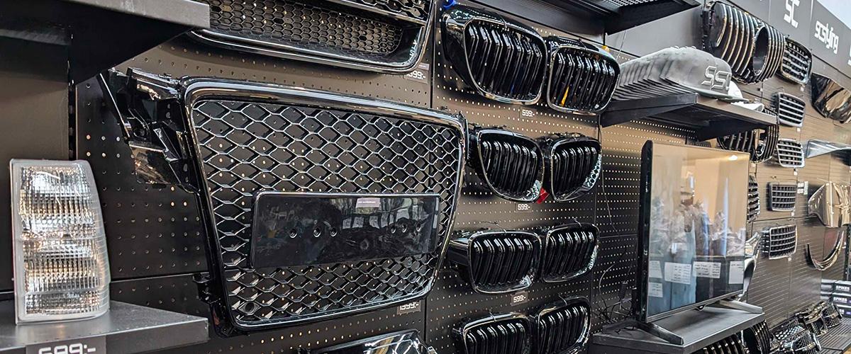 grillar till bilen Audi och BMW