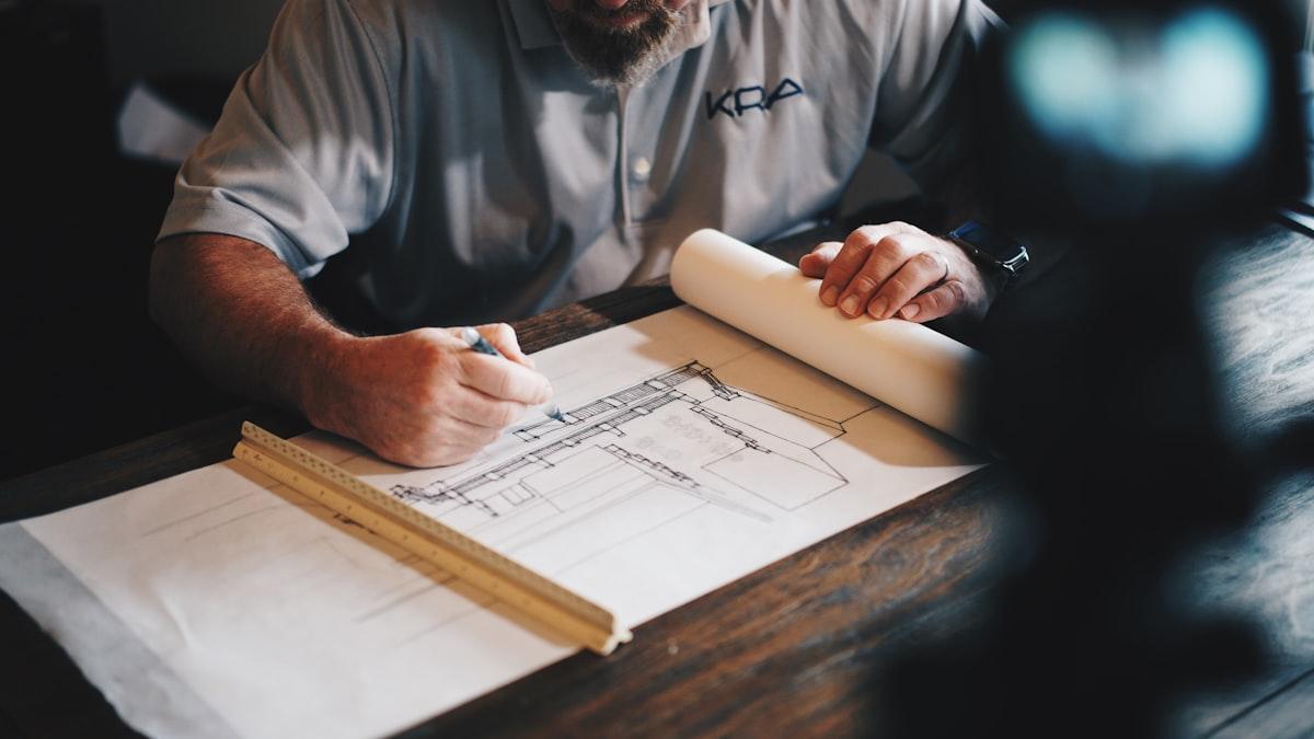 Construction drawings and site work