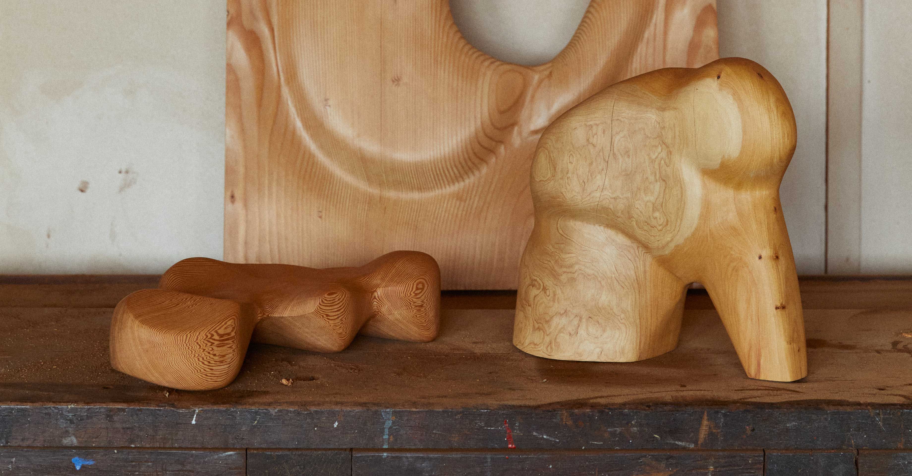 These Wooden Sculptures Oscillate Gracefully Between Function and Form