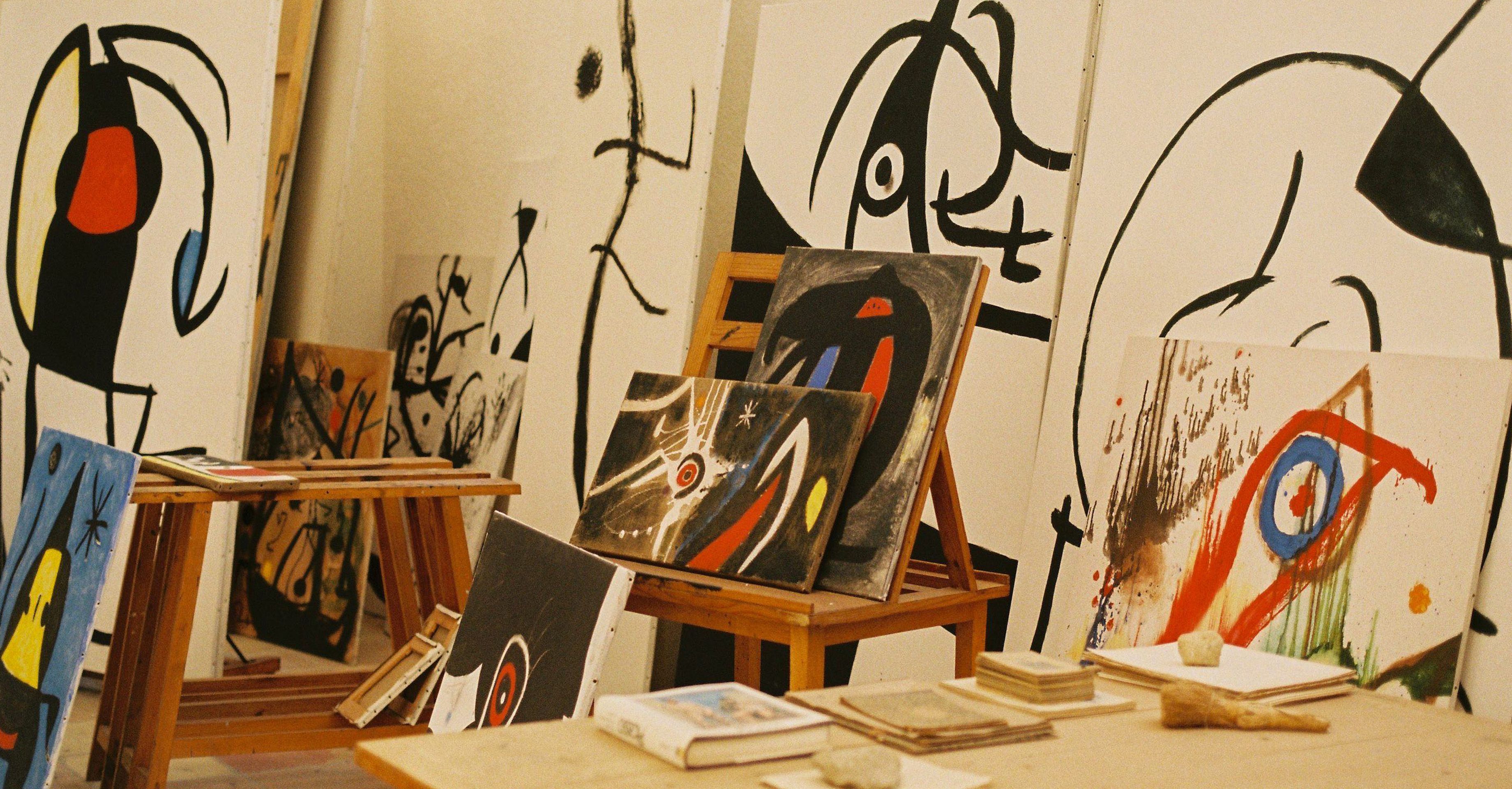 In Studio: A Look Inside Joan Miró’s Workshop