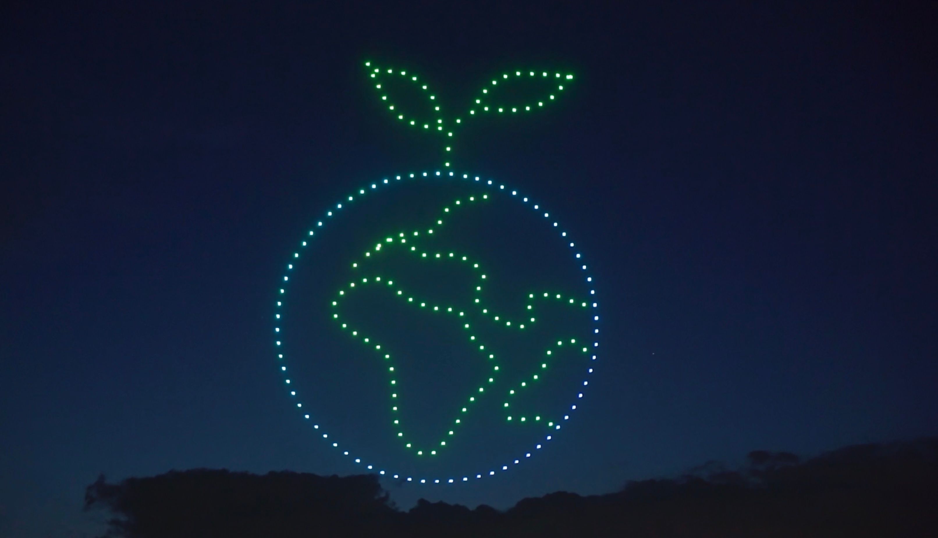 Drone show at Attica Green Expo 2025