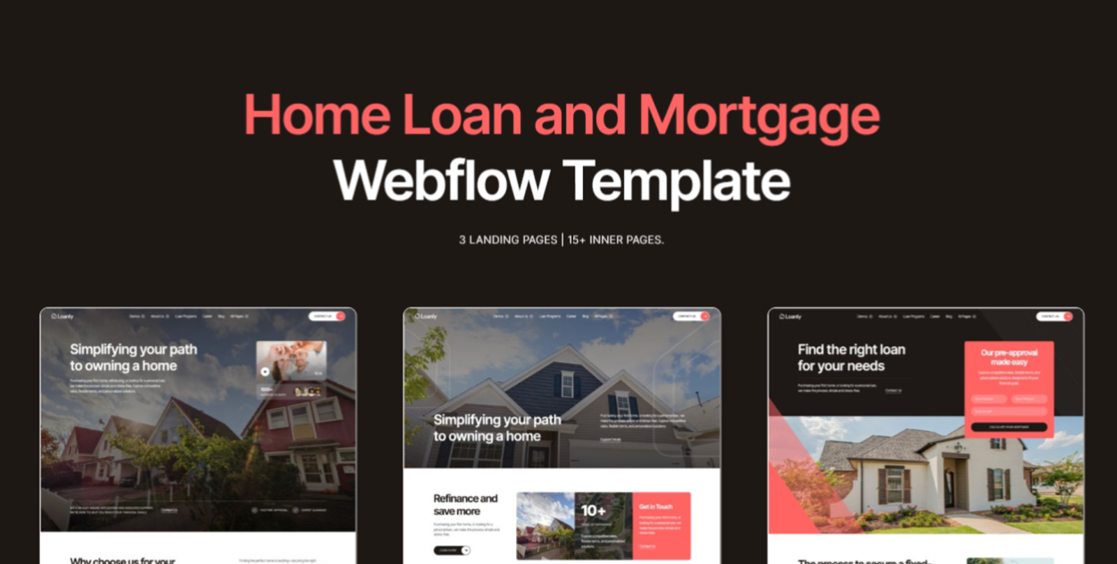 Modern mortgage broker website displayed on desktop and mobile devices with clear navigation, trust indicators and a consultation call-to-action.