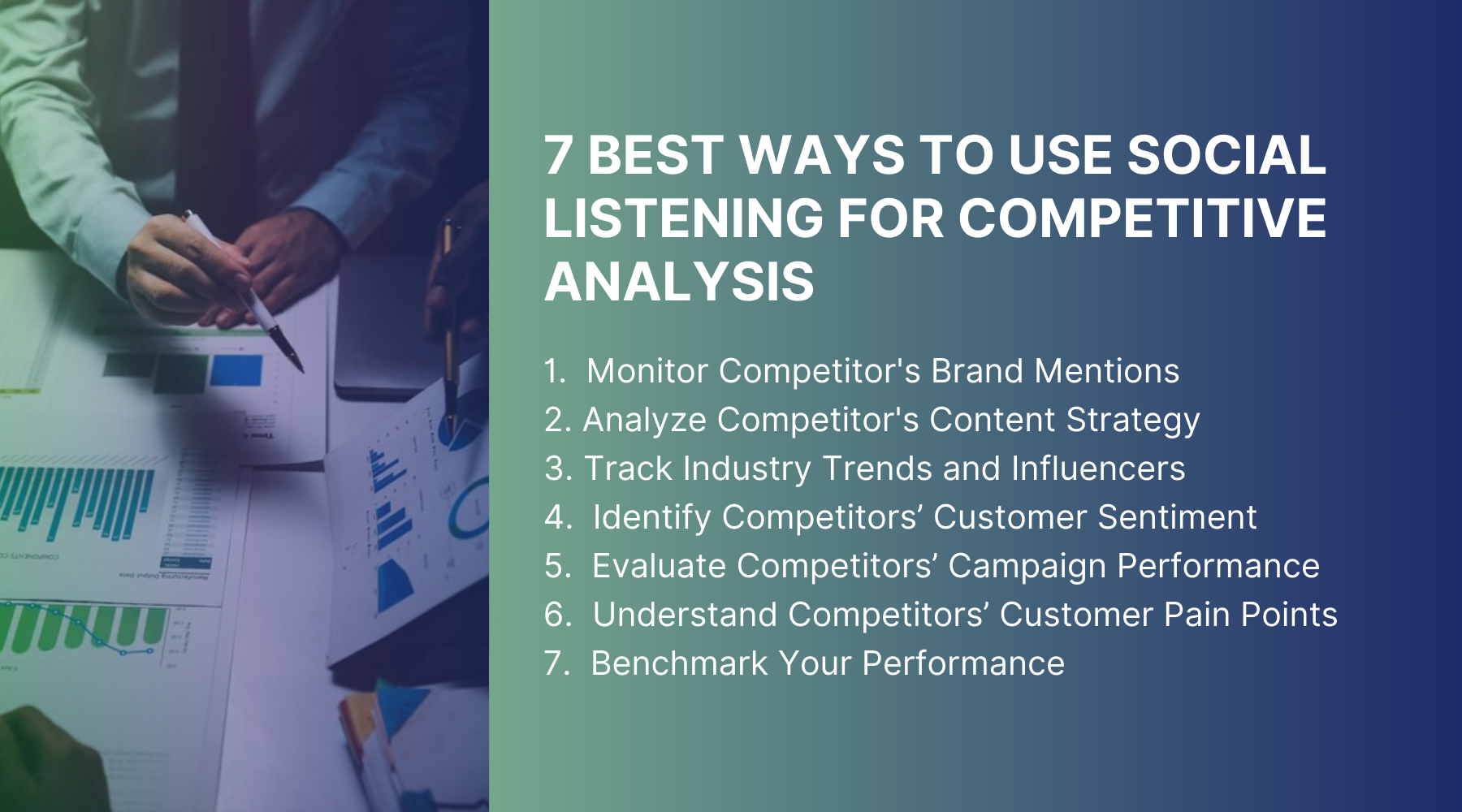7 Best Ways to Use Social Listening for Competitive Analysis