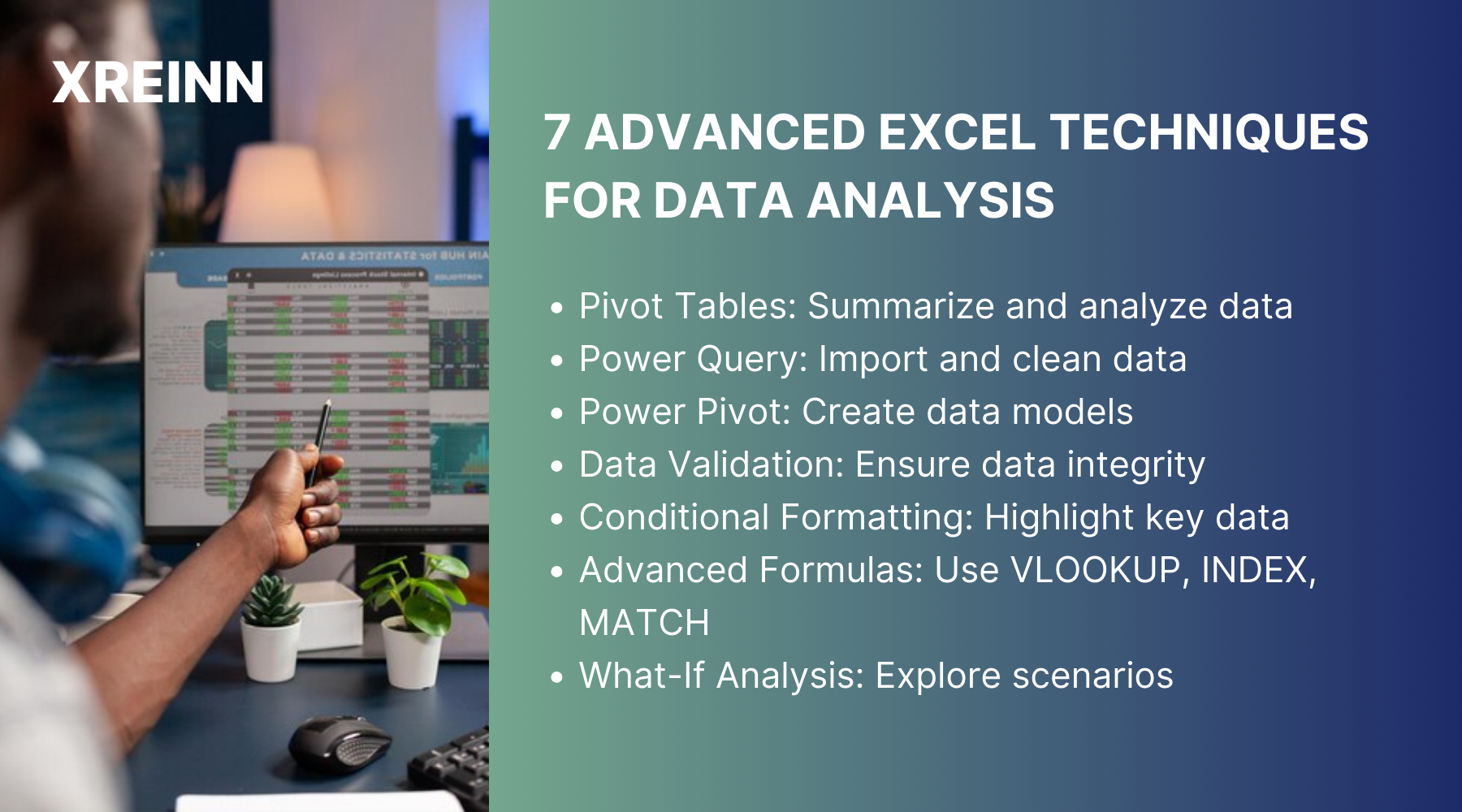 7 advanced Excel techniques for data analysis
