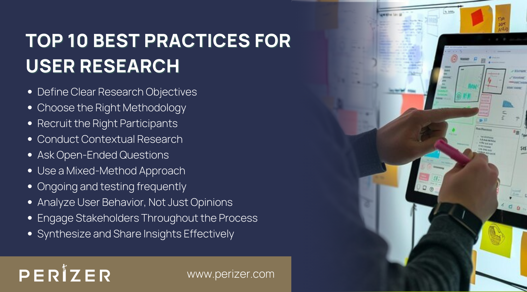 Top 10 Best Practices for User Research