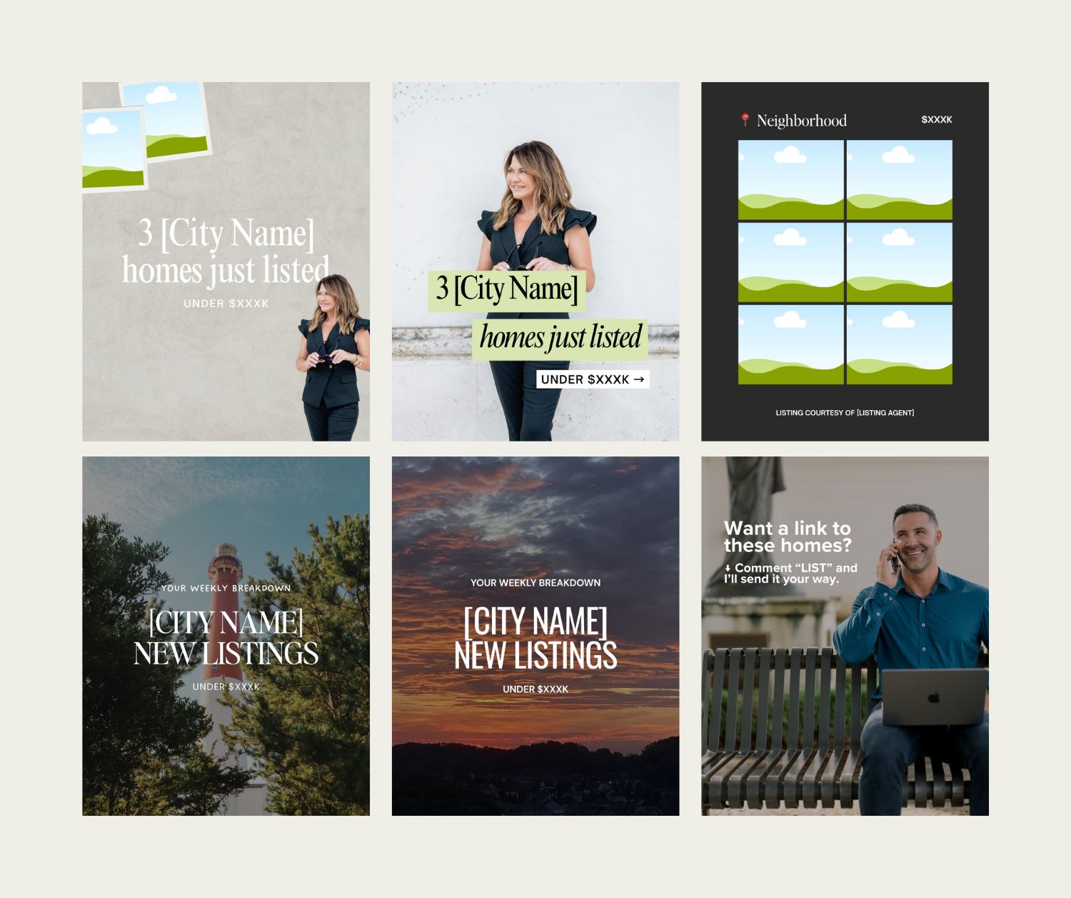 Instagram Carousel Post Idea for Real Estate Agents