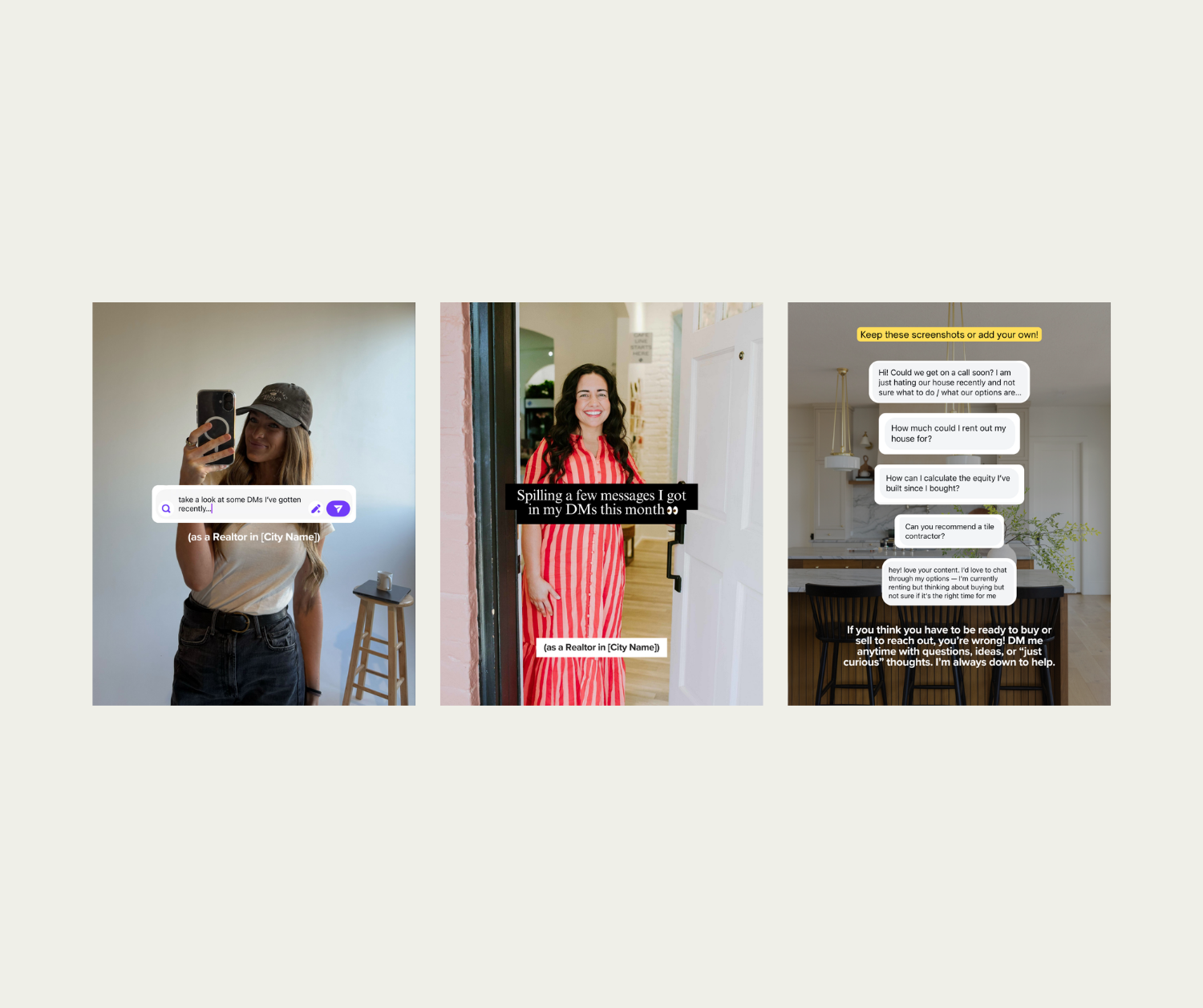 Instagram Carousel Post Idea for Real Estate Agents