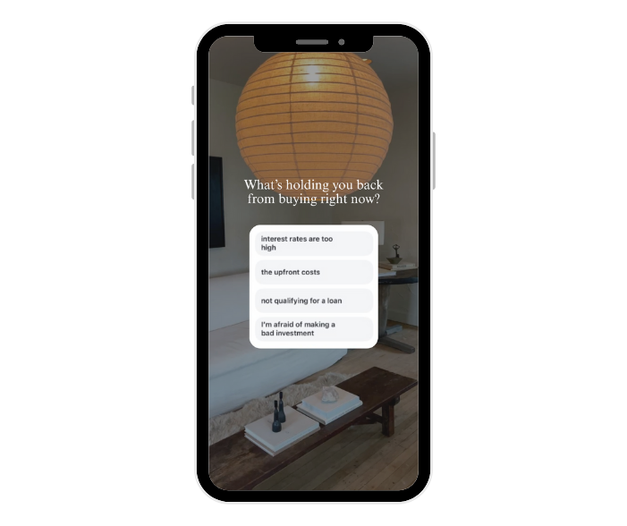Instagram story for realtors
