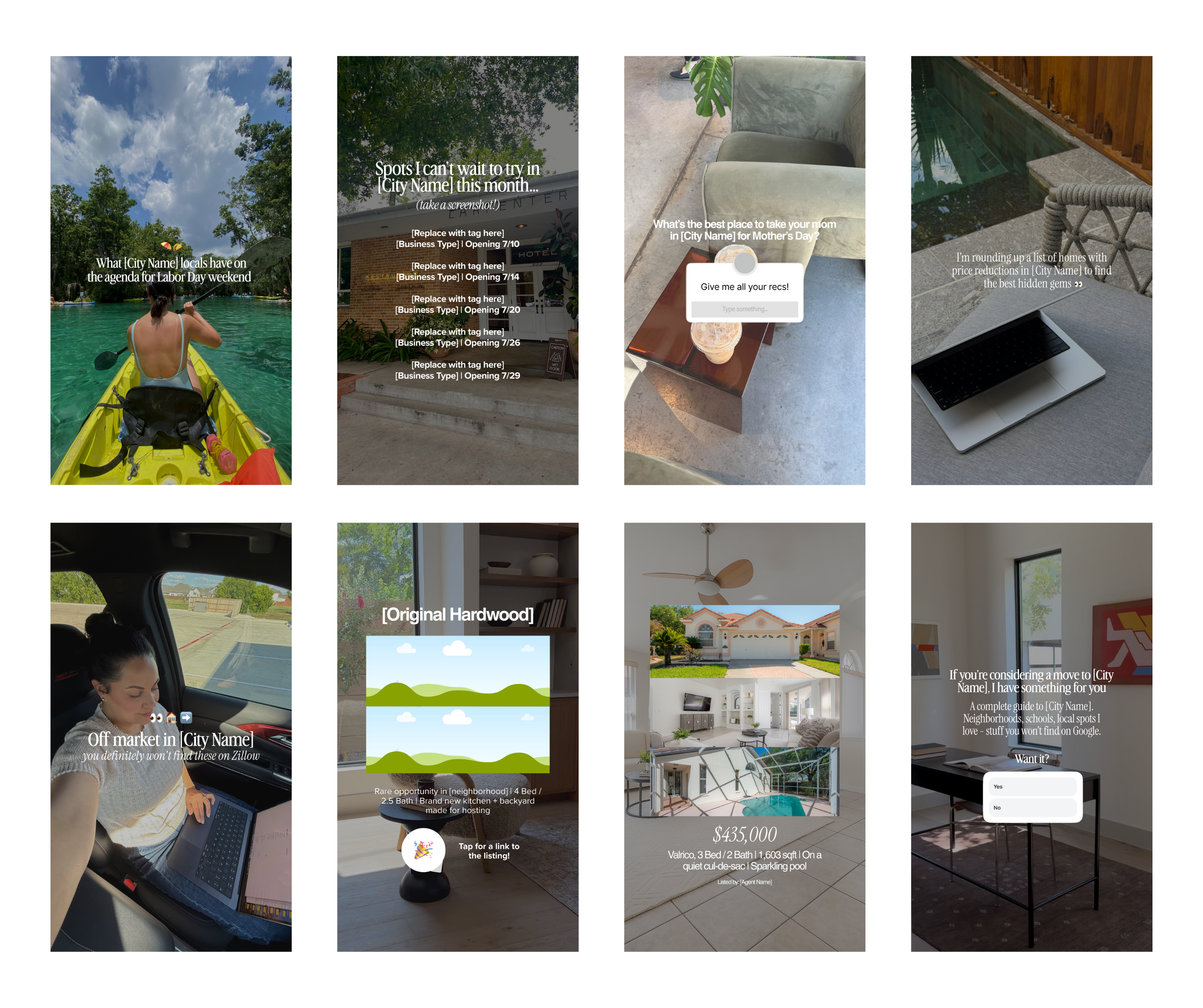 Instagram story templates and ideas are included in your C&C membership.