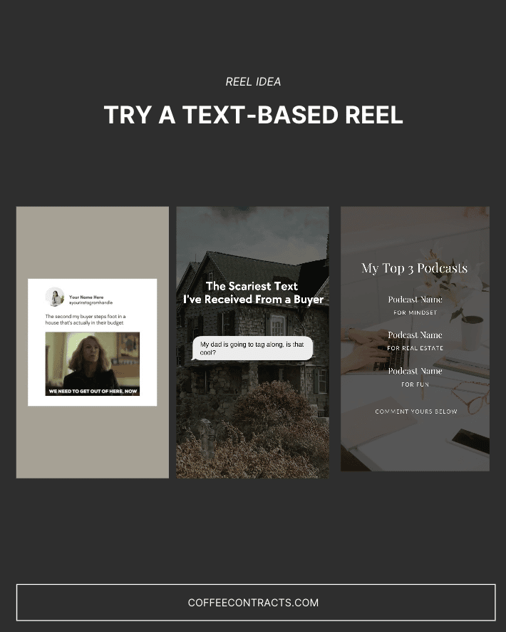 Text-based Reel