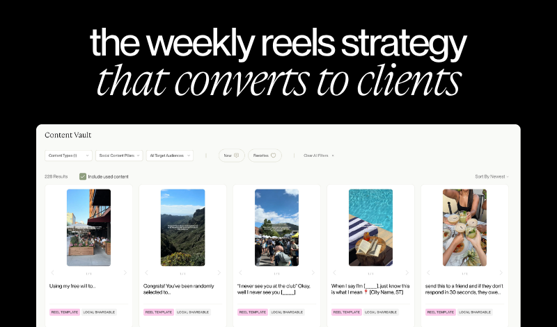 Weekly Reels Strategy for Real Estate Agents