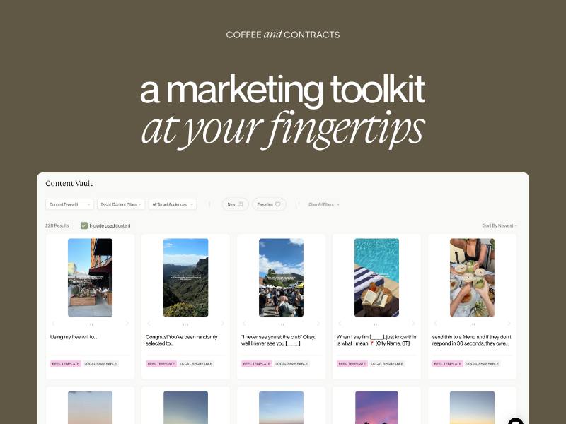 Marketing toolkit for Realtors, at your fingertips