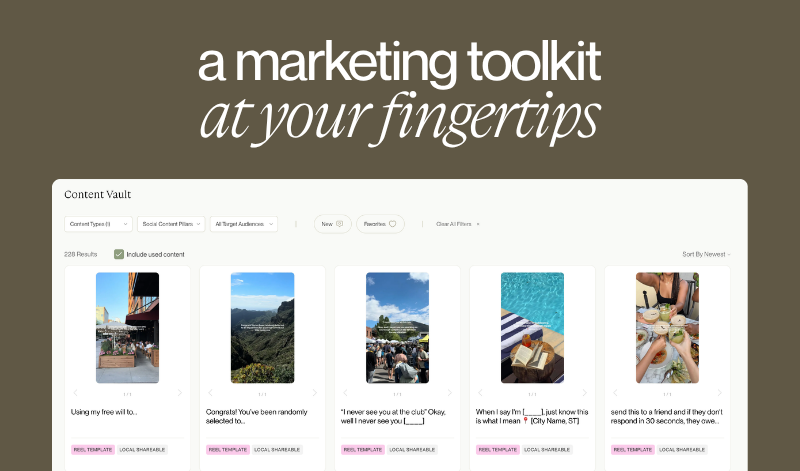 Marketing toolkit for Realtors, at your fingertips