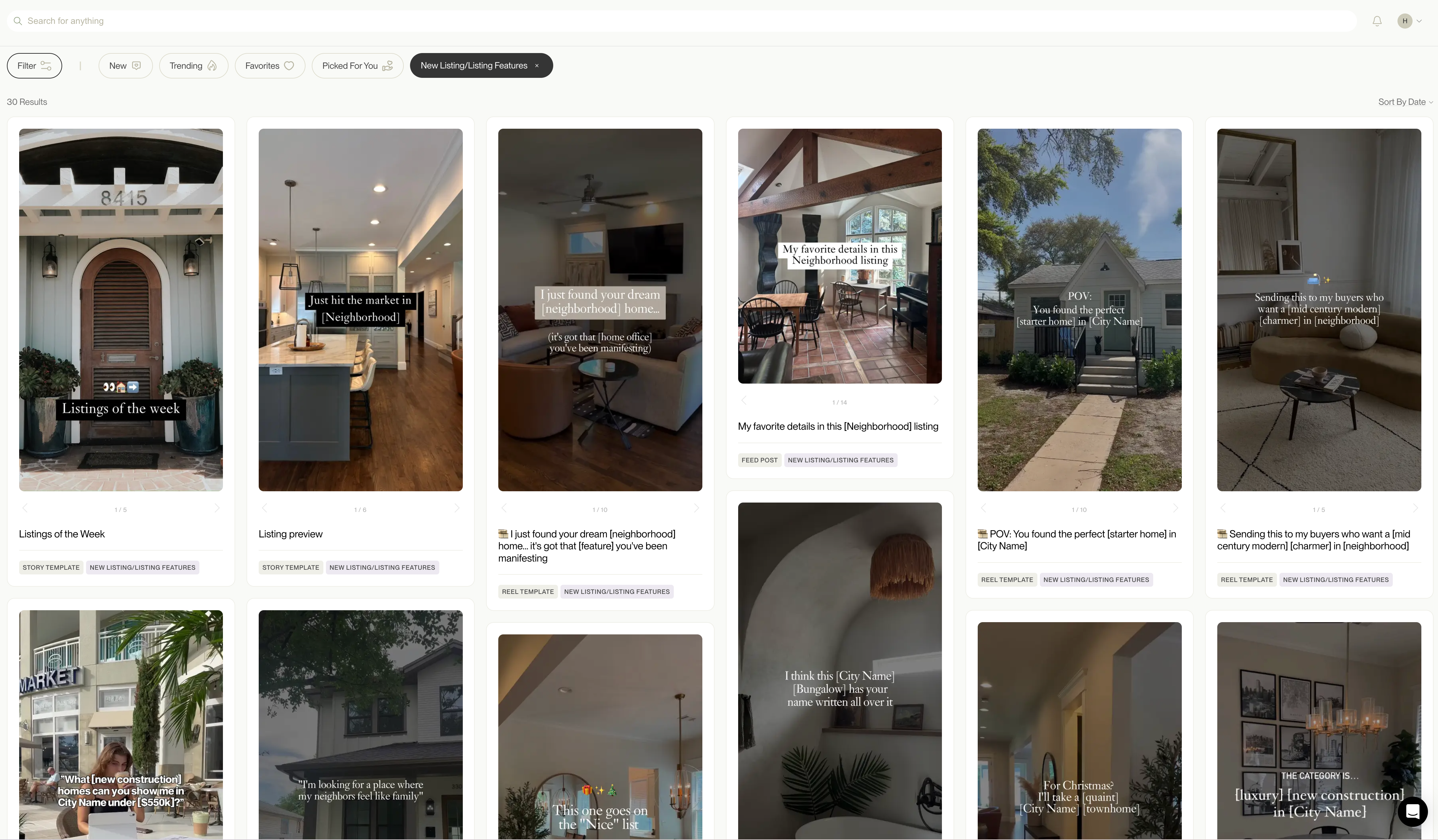 Listing Feature Reel Templates for Real Estate Agents