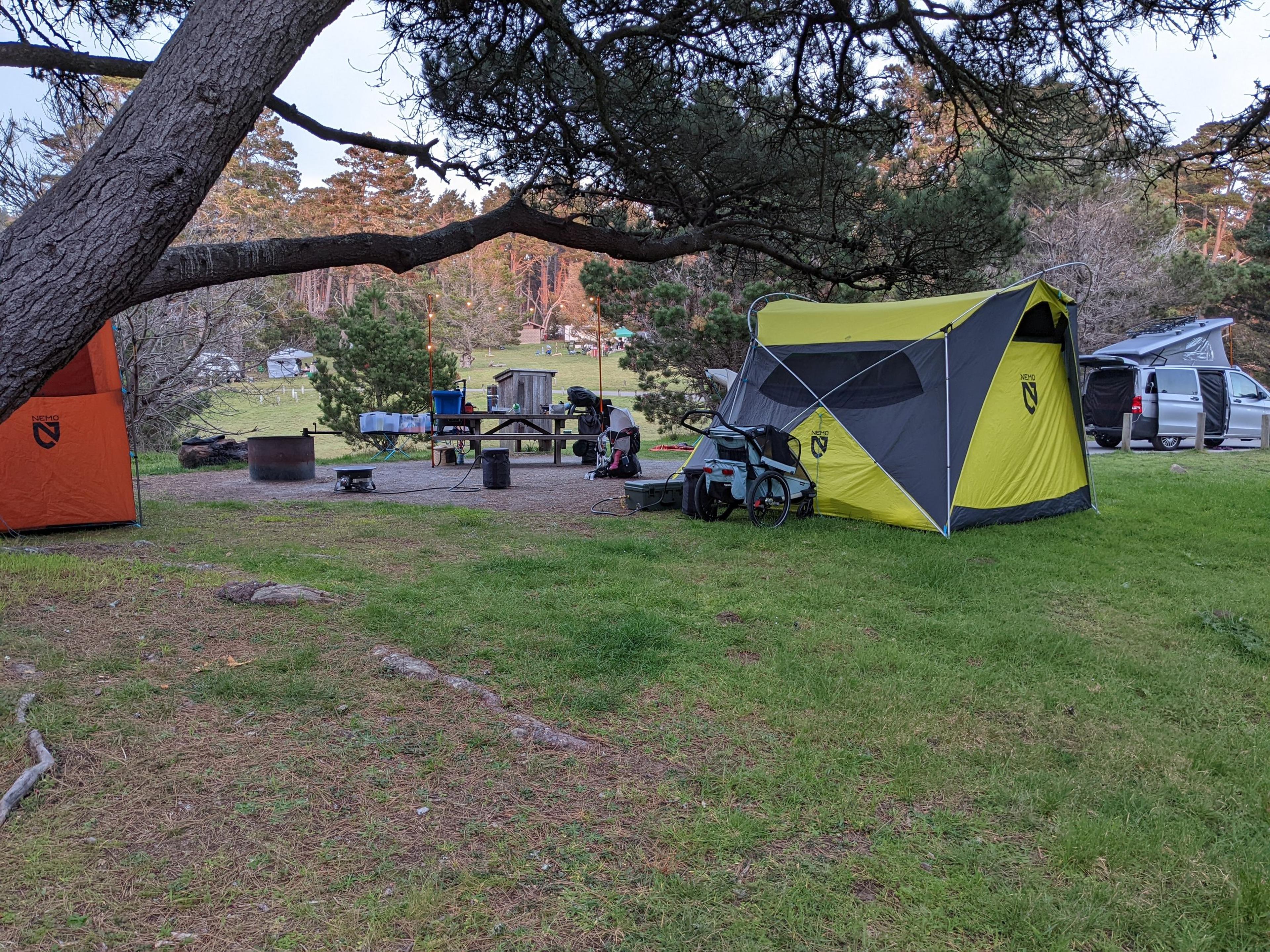 Car camping setup - Steele Family Car camping setup - Steele Family
