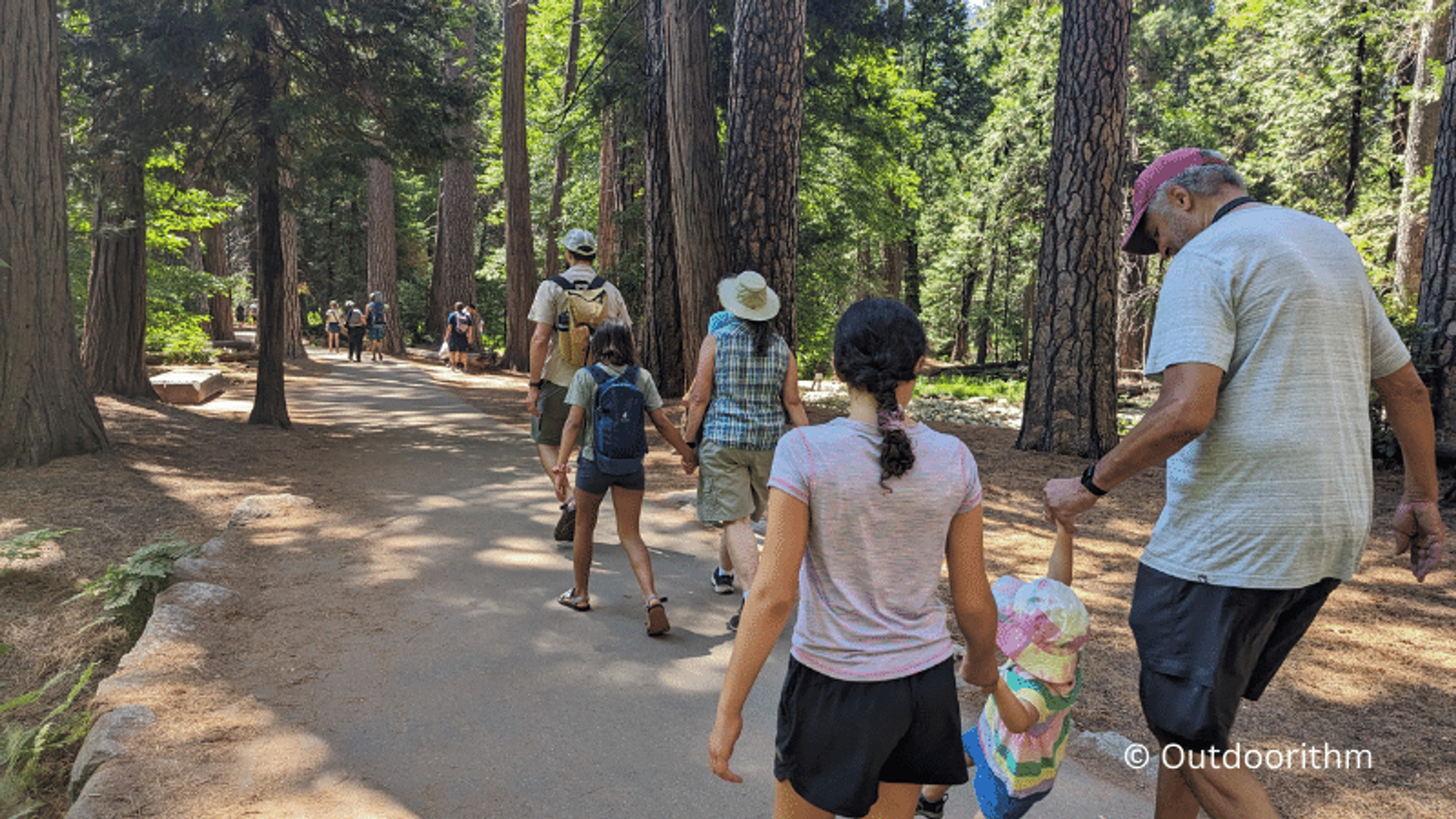 Hiking to Lower Yosemite Falls