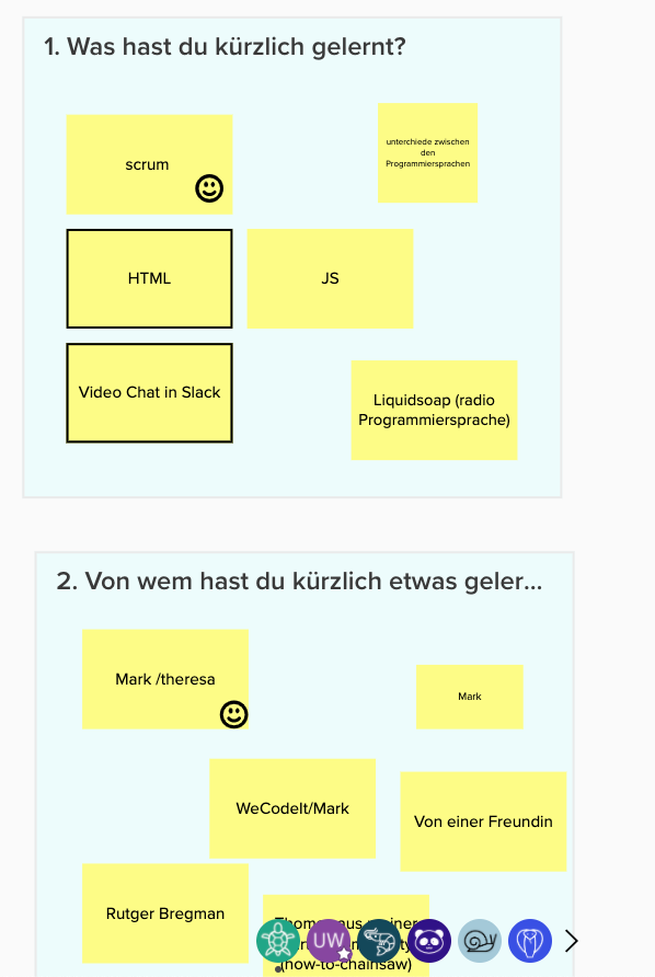 Was hast du kürzlich gelernt