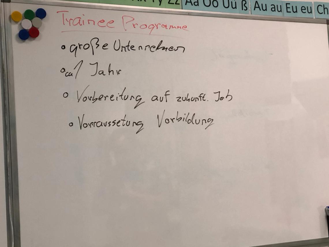Trainee Programm