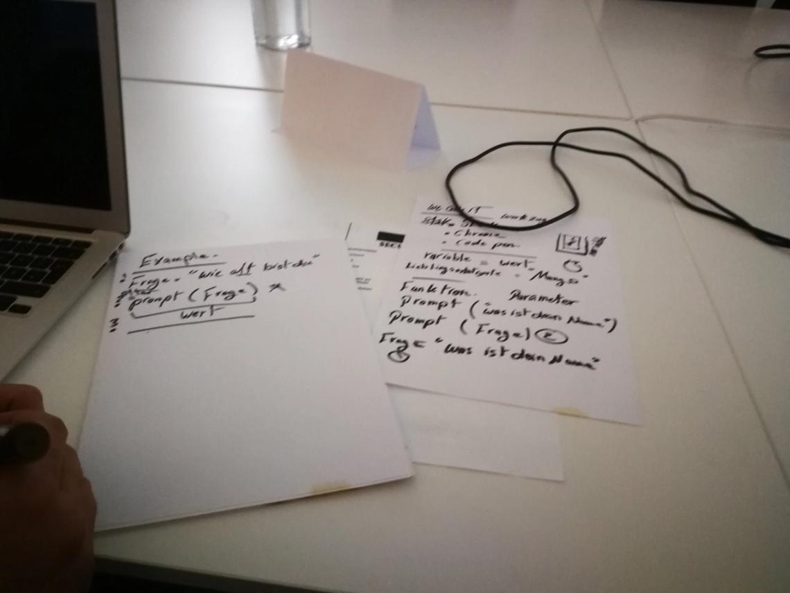 Javascript Notizen