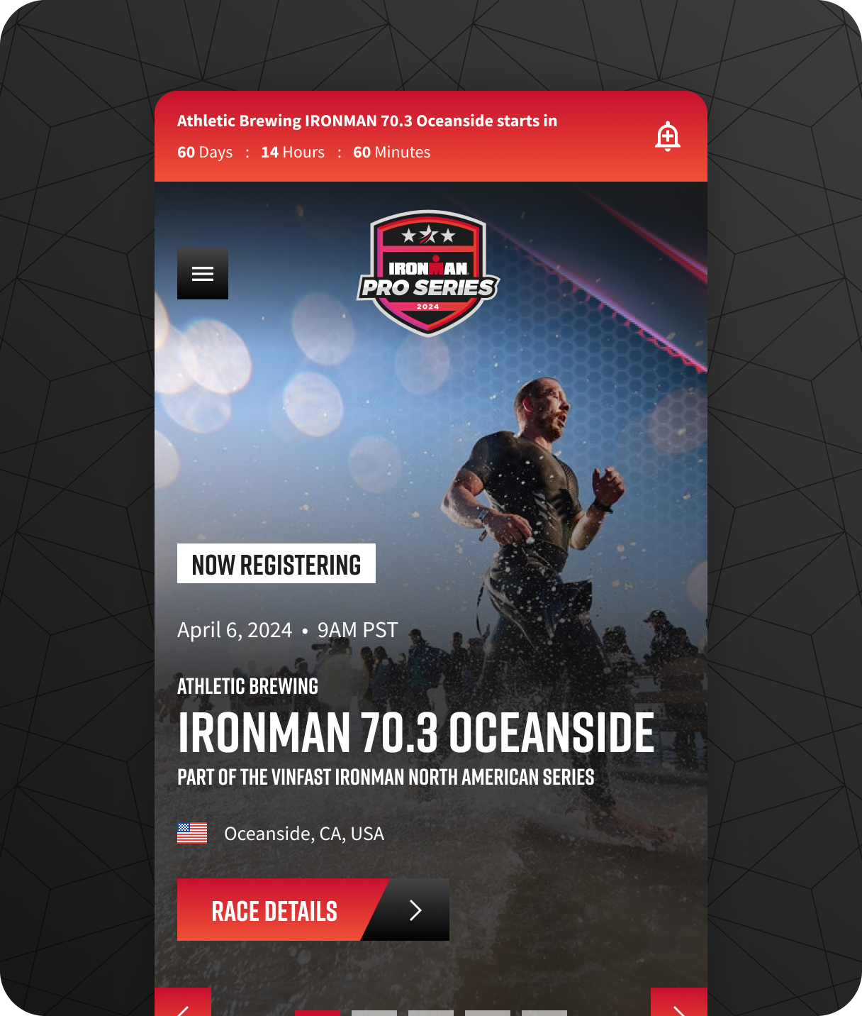 Ironman mobile screenshot
