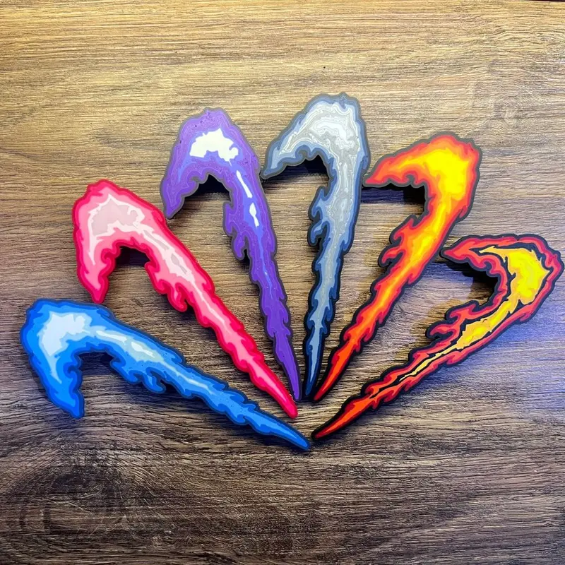 Crocs Charm Jibbitz Swoosh Multicolor Side Logo