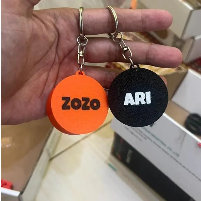 Gantungan Kunci Fidget Clicker Sport Ball - 3DPrint Basket Tennis