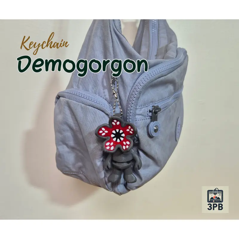 Gantungan Kunci Demogorgon 3D Print – Keychain Monster Unik & Ikonik