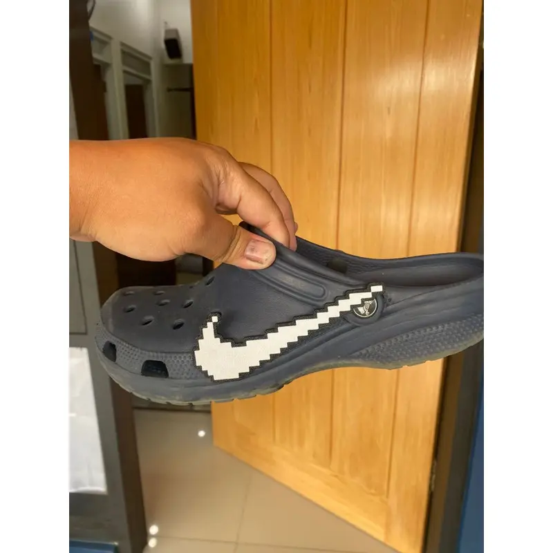 3D Print Aksesoris Sendal Tempelan Pinggir Logo Viral