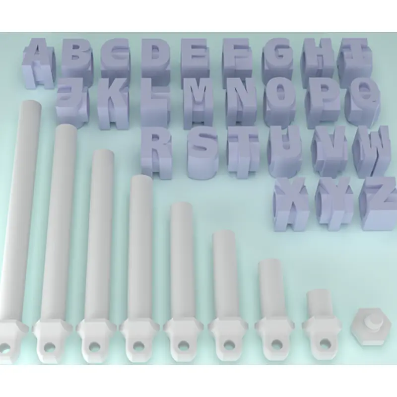 Gantungan Kunci Fidget Name Spinner 3D Print – Custom Nama Unik & Interaktif